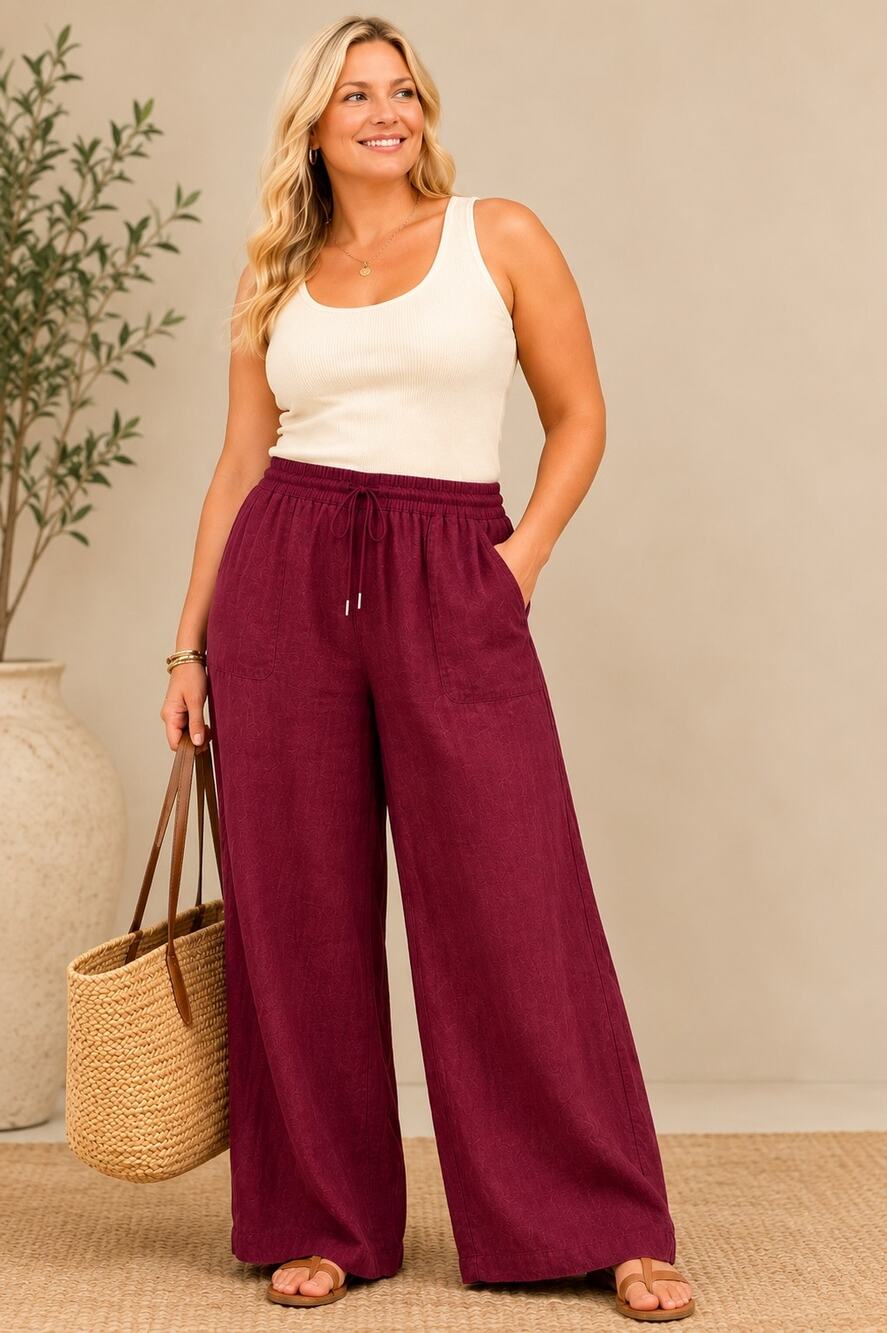✨ NWT Athleta Retreat Linen Wide Leg Pants ✨